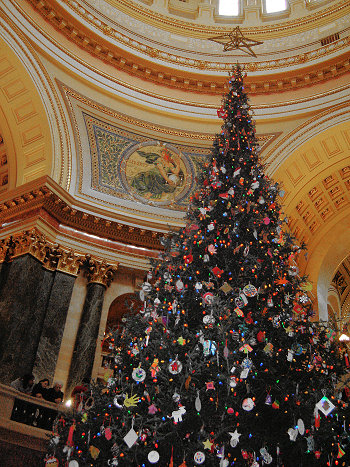 Holiday Tree at the State Capitol