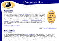 Bloy.net, screen shot