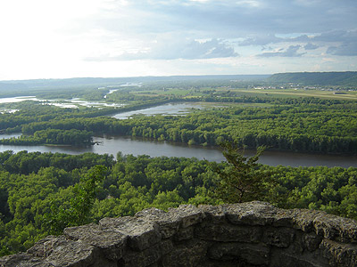 View from Council Point, Wyalusing State Park