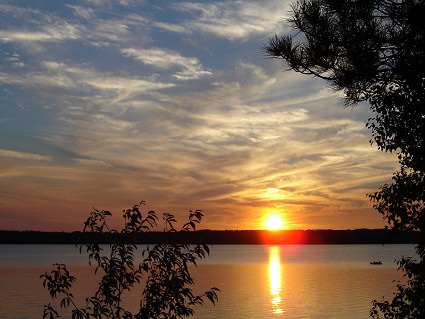 Sunset at Trout Lake