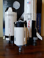 Bag 11 completes the third stage of a Saturn V rocket built with Legos
